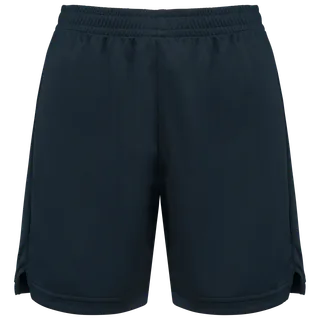 Proact Basketbalshort voor dames in Navy, voorkant