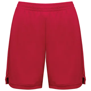 Proact Basketbalshort voor dames in Sporty Red, voorkant