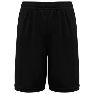 Proact Basketshort voor heren in Black, voorkant