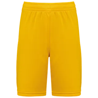 Proact Basketshort voor heren in Sporty Yellow, voorkant