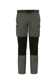 Proact Unisex outdoor trousers in Sporty Khaki / Black, voorkant