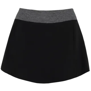 Proact Rok met ingewerkte short in Black / Marl Dark Grey, voorkant