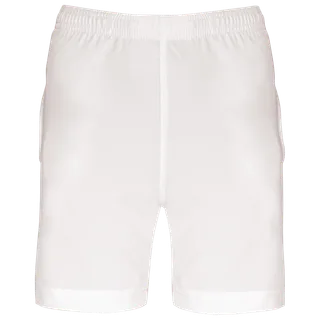 Proact Kids' performance shorts in White, voorkant