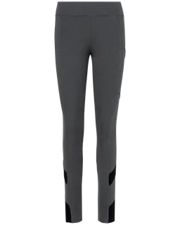 Proact Padel ladies’ two-tone leggings in Dark Grey Heather / Black, voorkant