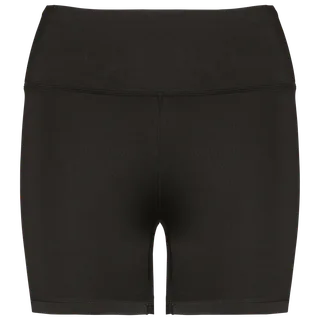 Proact Ecologische damesshorty in Black, voorkant