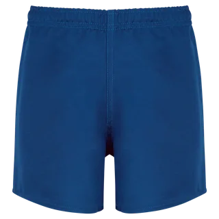 Proact Kinder-rugbyshort in Dark Royal Blue, voorkant