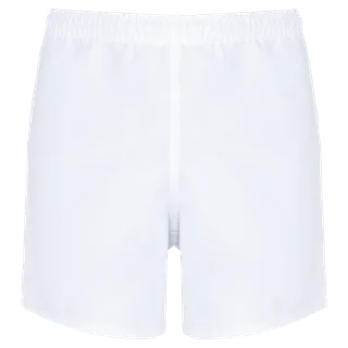Proact Kinder-rugbyshort in White, voorkant
