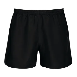 Proact Rugbyshort uniseks in Black, voorkant