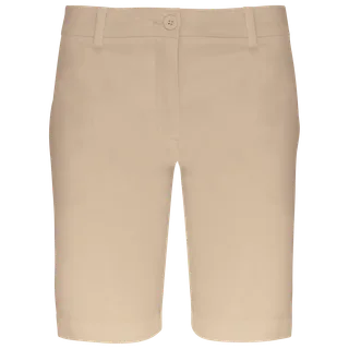 Proact Damesbermuda in Light Sand, voorkant