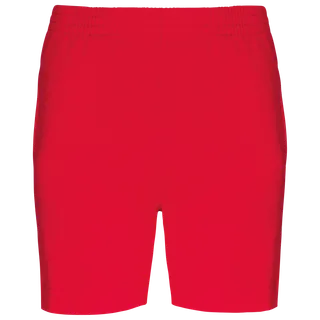 Proact Jersey Kindershort in Red, voorkant