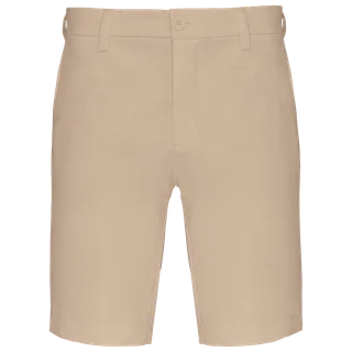 Proact Herenbermuda in Light Sand, voorkant