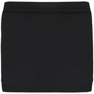 Proact Kids' tennis skirt in Black, voorkant