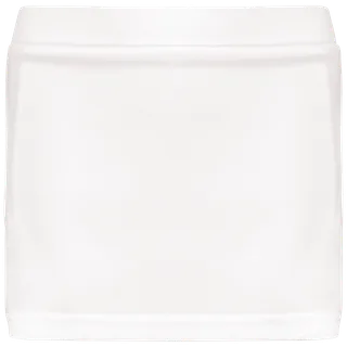 Proact Kids' tennis skirt in White, voorkant