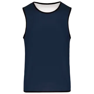 Proact Reversible rugby bib in Sporty Navy / White, voorkant