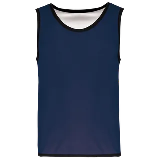 Proact Omkeerbaar trainingshesje kids in Sporty Navy / White, voorkant
