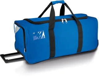 Proact Grote sporttas op wieltjes - 65 L in Royal Blue / White / Light Grey, voorkant
