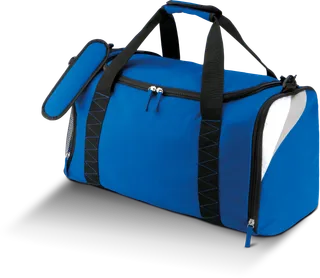 Proact Middelgrote sporttas - 44 liter in Royal Blue / White / Light Grey, voorkant