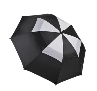 Proact Professionele golfparaplu in Black / White, voorkant