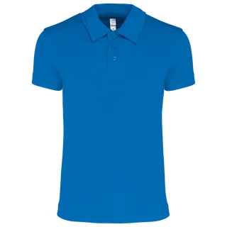 Proact Kindersportpolo in Aqua Blue, voorkant