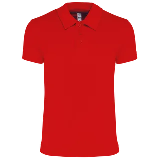 Proact Kindersportpolo in Red, voorkant