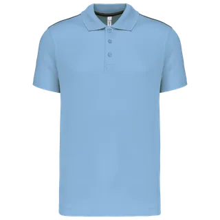 Proact Short-sleeved polo shirt in Sky Blue, voorkant