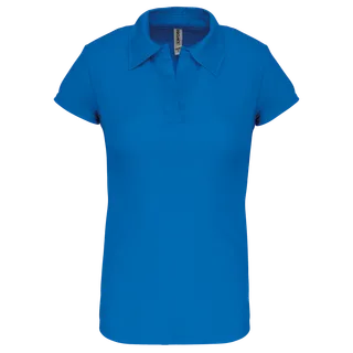 Proact Damessportpolo in Aqua Blue, voorkant