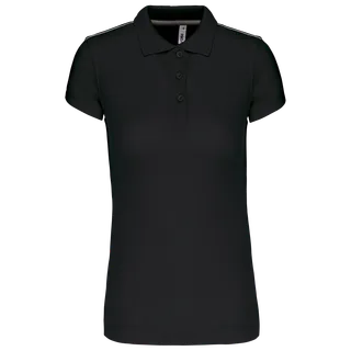 Proact Damessportpolo in Black, voorkant