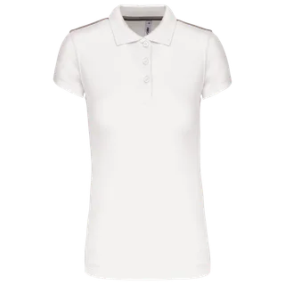 Proact Damessportpolo in White, voorkant