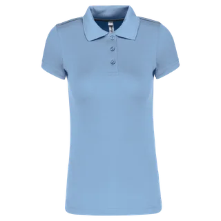 Proact Damessportpolo in Sky Blue, voorkant