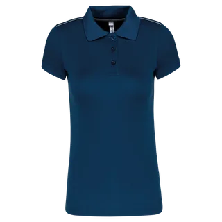 Proact Damessportpolo in Sporty Navy, voorkant