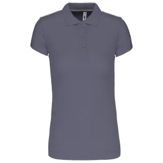 Proact Damessportpolo in sporty grey, voorkant