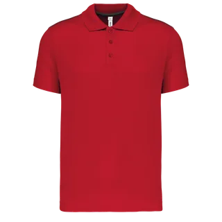 Proact Kinderpolo korte mouwen in Sporty Red, voorkant