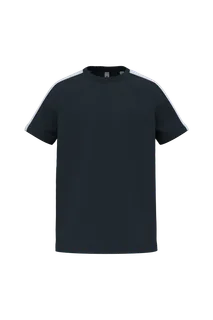 Teamwear-T-shirt voor kinderen in Navy / White, voorkant