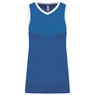 Proact Basketbalshirt voor dames in Sporty Royal Blue / White, voorkant
