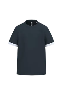 Proact Kids polyester multisport jersey in Navy / White, voorkant