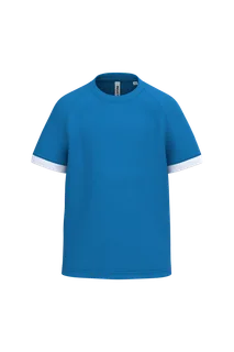 Proact Kids polyester multisport jersey in Sporty Royal Blue / White, voorkant