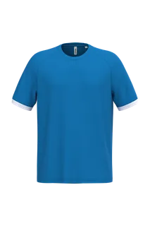 Proact Sport-t-shirt van polyester in Sporty Royal Blue / White, voorkant