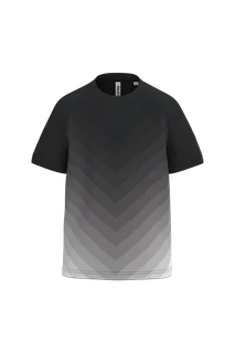 Proact Kids' multisport sublimated polyester jersey in Black, voorkant