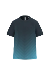 Proact Kids' multisport sublimated polyester jersey in Navy, voorkant