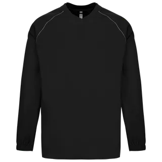 Proact Unisex multisport-regensweater voor volwassenen in Black, voorkant