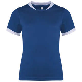 Proact Kinder rugbyshirt met korte mouwen in Dark Royal Blue, voorkant