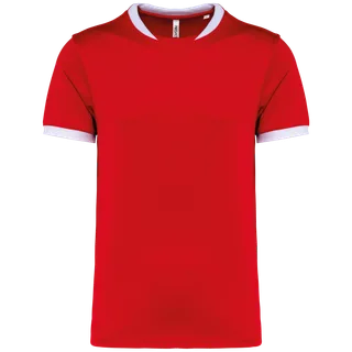 Proact Unisex short-sleeved rugby vest in Sporty Red, voorkant