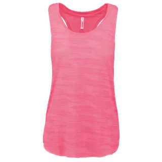 Proact Dames sporttop in Fluorescent  Pink, voorkant