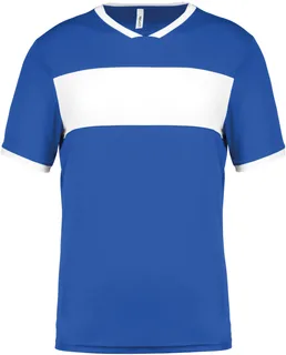 Proact Kids’ short-sleeved multisport jersey in Sporty Royal Blue / White, voorkant