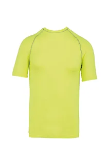 Proact Functioneel T-shirt met korte mouwen en anti-UV-bescherming in Fluorescent Yellow, voorkant