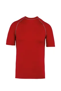 Proact Functioneel T-shirt met korte mouwen en anti-UV-bescherming in Sporty Red, voorkant