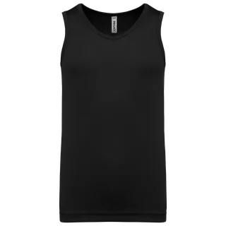 Proact Kids sports tank top in Black, voorkant