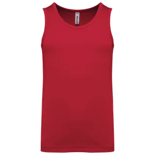 Proact Kids sports tank top in Red, voorkant