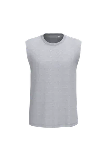 Proact Unisex 190 sleeveless t-shirt in Oxford Grey, voorkant