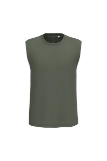 Proact Unisex 190 sleeveless t-shirt in Sporty Khaki, voorkant